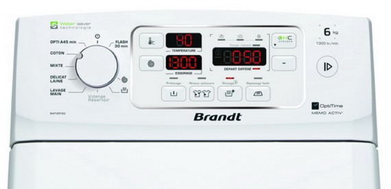 Панель управления стиральной машины Brandt BWT3RY63