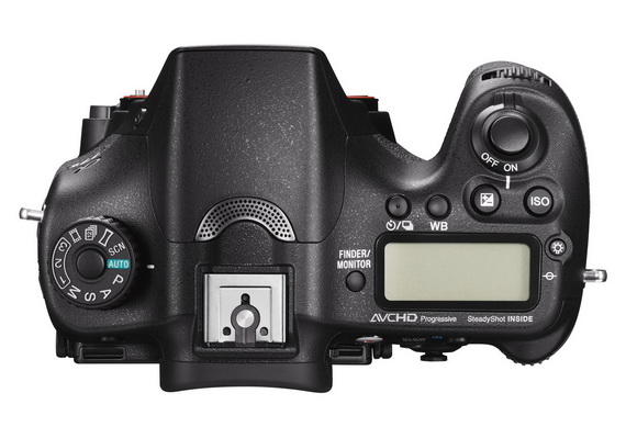 Камера Sony α77 II: вид сверху