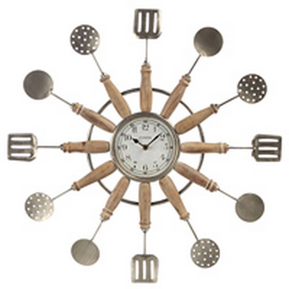 Настенные часы «Кухонная утварь», Comptoir de Famille, интернет-магазин «Интерьерная лавка» 